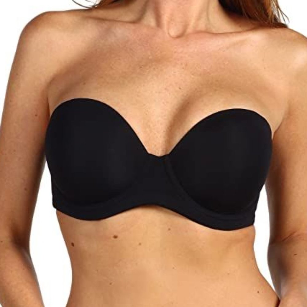 Wacoal Black Strapless Underwire Bra 36H